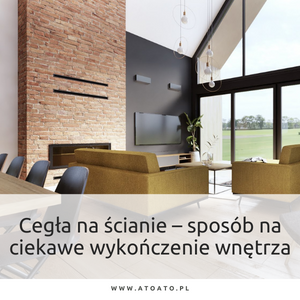Blog 54 Cegła na ścianie – sposób na ciekawe wykończenie wnętrza