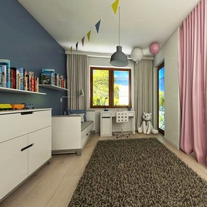 kolor we wnętrzach pokój dziecięcy