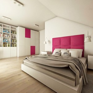 kolor we wnętrzach sypialni