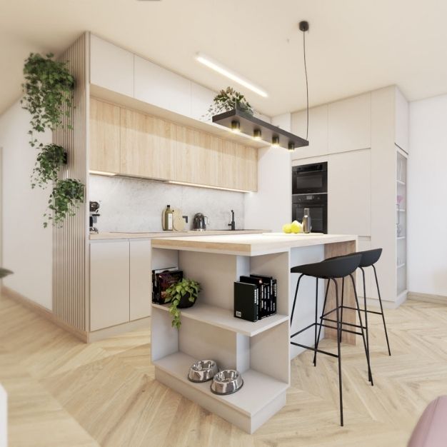 aneks kuchenny z wyspą