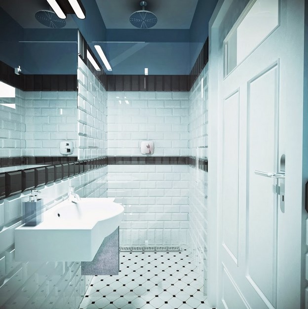 nowoczesne wnętrza projekt łazienki