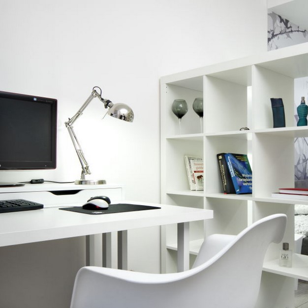 szafa dzielaca sypialnie pomysl na sypialnie projekty wnetrz poznan atoato architekt miejsce d pracy w sypialni