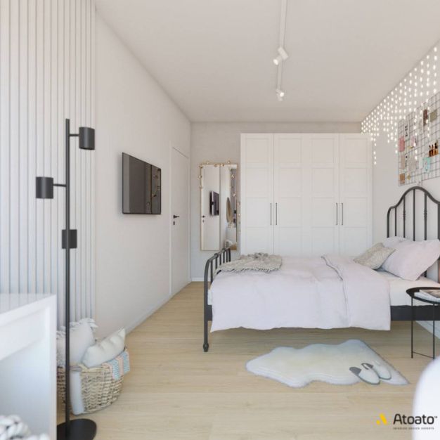 pokoj nastolatki kolor rozowy w pokoju dlugi waski pokoj dla dziecka dobry projektant wnetrz z poznania atoato