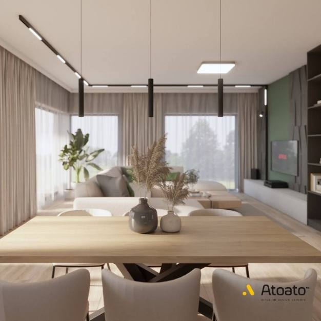 projekt wnętrz domu w poznaniu- architekt wnętrz